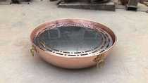 Customized copper pot Xibei pot with grate chain store diameter 50 60cm