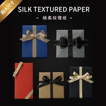 Little girl no two gift wrapping paper blue silk cotton paper Valentines Day gift box book leather paper birthday gift paper boys