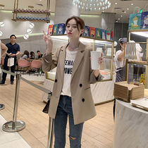 Chic net red small suit jacket female 2020 spring and autumn new ins Korean casual suit jacket English style