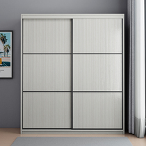 Nordic sliding door wardrobe 1 2 meters modern simple economy apartment two door wardrobe 1 5m wardrobe bed one