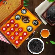 Dahongpao tea gift box 2021 new tea cinnamon rock tea strong oolong tea small canned tea gift elders