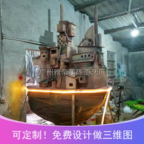 Art Museum Museum Creative Wooden Castle Device Customized Drama Do Old Special Scene Photo Props