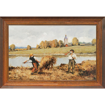 (second shot)MarehGreat harvestRepin Academy of Fine Arts professor Russian Beauty Association members with a group photo