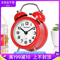 RHYTHM Lam Alarm Clock Table Student Childrens Mute Sweep Seconds Fashion Creative Simple Loud Alarm CRA853