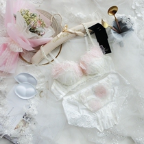 Micisty Mei Xi Di official website sweet lace flower yarn soft steel ring to gather comfortable bra