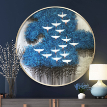 5d Diamond painting full of diamond embroidery new living room porch round simple light luxury restaurant line embroidery cross stitch own embroidery