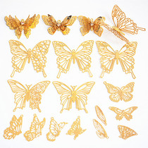 miss small morning diy crystal drops glue uv resin glue simulation butterfly cicada wing copper sheet gold copper