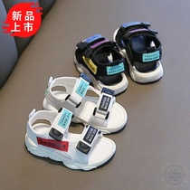 Boys sandals summer new female baby shoes soft bottom 1-6 years old and a half 3 childrens casual beach shoes bear childrens shoes