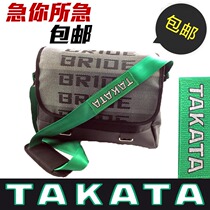 New JDM takata bride men and women modified shoulder bag backpack racing modified mini equipment school bag