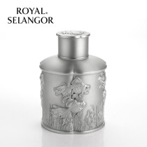 ROYAL SELANGOR ROYAL SELANGOR GOLDEN Jade Mantang relief handmade small tea cans Malaysian TINWARE