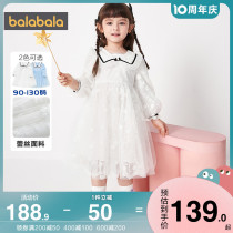 Bala Bala Girl Long Sleeve Dress Dress Child Princess Nepotism Dress Children Princess Dresses Dresses Spring Autumn New Childrens Dress Dresses