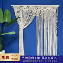 (Love home)that one hanging original hand woven door curtain rope woven partition curtain Feng Shui curtain bed and breakfast personality customization