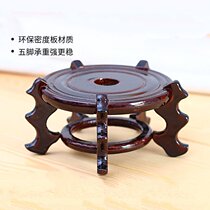 Ornaments wooden pallets heightened round flower stand small flowerpot wooden fish tank base receptacle indoor heightened bonsai