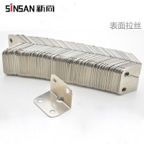 Furniture right angle angle iron thickened corner code partition corner code connector Fixing bracket Laminate bracket