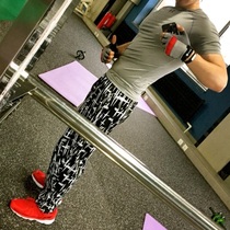  Gao Hui mens sports fitness bodybuilding training flower pants leg closing spring new 132#