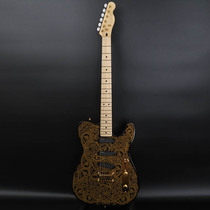 kiesel electric guitar TEJ04 rock guitar stage playing metal electric guitar gold flower totem Professional level