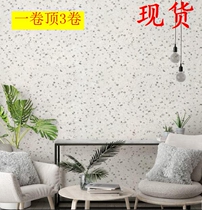 South Korea wallpaper LG imported large roll pure paper modern gray terrazzo marble grit small stone spot
