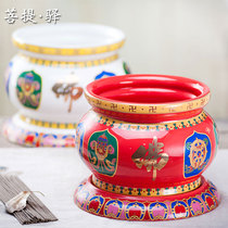 Buddha incense burner Eight auspicious Buddha lotus incense burner Ceramic incense burner incense burner insert incense burner 5 inch 6 inch