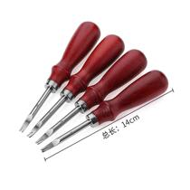 Cutting Edge Instrumental Leather Trimmer Handmade Leather Art Paring Knife Plant Tannic Leather DIY handmade leather tool Picartisan tools