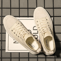 Tide brand mens shoes Summer 2020 new net red trendy shoes Joker canvas shoes high top breathable casual shoes youth board shoes