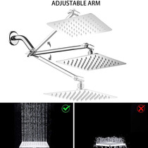  Hui porcelain Amazon American concealed extension bracket arm three-way shunt top spray handheld double shower set