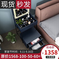 Nordic flip dresser storage cabinet one modern minimalist bedside table net red ins style bedroom small makeup table