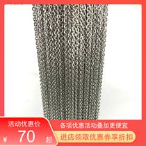 304 new stainless steel welds chain ten O word chain Necklace Iy Ornament Necklace Necklace Accessories Small Hanging chain