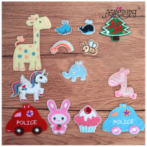 Cloth patch stickers Adhesive stickers Hot stickers Baby clothes labels a variety of