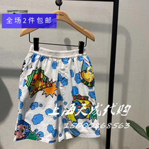 F1GCB2128 minipeace Taiping bird boy clothing special cabinet boy 2021 summer new leather kachu middle shorts