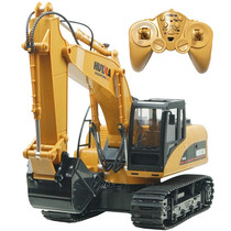 Remitted Full-Function Stunt Remote Control Alloy Version Excavator Wireless Remote Control Hook-Machine Digger Rechargeable