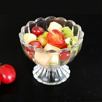 Cup snack bowl milk tea cup milk tea shop new crystal drink cup dessert glass seasoning bowl tall smoothie