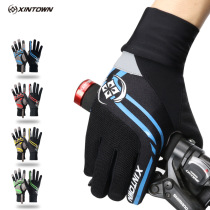 Waterproof gloves mens winter riding motorcycle plus velvet warm and cold-proof cotton thickened touch screen winter windproof riding motorcycle