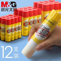 Chenguang solid glue stick 12 sets of large medium and small kindergarten children do manual diy jewelry material glue students with 36g high viscosity office solid glue wholesale ASG97156