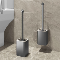 Gun grey toilet brush without dead corner housewashing toilet toilet squat pit cleaning long handle cleaning toilet set