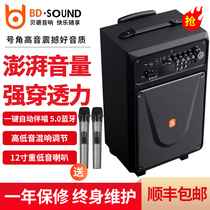 Bede Audio Outdoor Speaker K Song Square Dance Audio Bluetooth Portable Rod Speaker Home Performance Singing