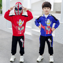 Altman clothes childrens sports clothes autumn children spring and autumn clothes boys handsome fashionable long sleeve two-piece set