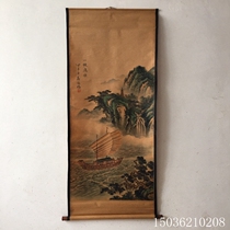Zhongshang painting living room hanging painting Zheng Banqiao smooth water painting decorative painting Chinese painting calligraphy painting ancient painting retro old old