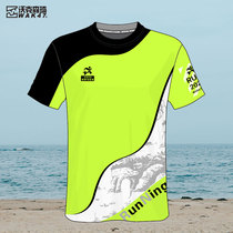 Walkesenqi 2020 Summer new outdoor running fitness sports leisure T-shirt men breathable quick dry short sleeve women