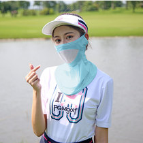  Sports outdoor sunscreen products Golf caddy neck protection dust cover Ice silk quick-drying womens summer protective products