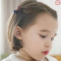 Grab clip Childrens hair clip bangs small flower hair grab Korean version of the frosted cute edge chuck curtain girl small clip