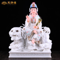 Stone sculptures Han Bai Yuwenshu Pian BodhisattBodhisattva The Three Saints Buddhas home is dedicated to the temples Statue Town Residence