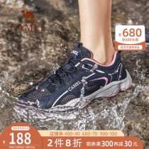 Camel outdoor shoes mens 2021 summer new breathable sneakers mens non-slip wear-resistant traceability shoes womens shock