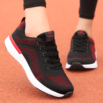 Old Beijing cloth shoes female mother non-slip flat-bottomed casual black sneakers spring middle-aged plus size 4143 travel shoes