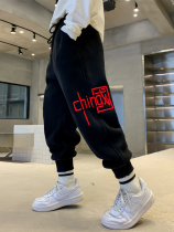 Boys pants sports pants Five sixties 78 ten-year-old boy boy to school long pants handsome and fashionable fried street tide