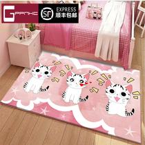 High-end Brands Carpet Ground Mat Bedroom Bedside Living Room Tea Table Mat Nordic Ins Nets Red Cobed Side Blanket Mat