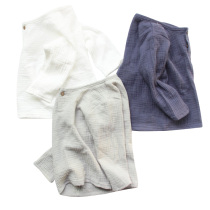 Linen Cotton Baby Boy Girl Summer T Shirts New Toddler