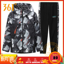 361-degree mens clothing sports suit 2020 spring windsuit suit 361 Ensemble Training Running Windsuit Sport Coat Mens Pants