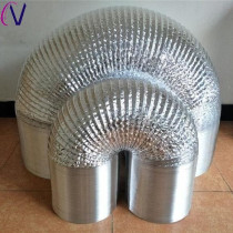 Range hood pipe Exhaust pipe Folding ventilation Outdoor ventilation fan Aluminum foil tape Kitchen pipe Telescopic air conditioning