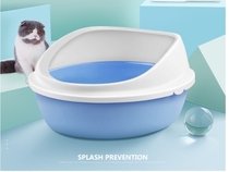 2019 New automatic cat toilet large semi-closed automatic cleaning cat sand basin kitten cat litter cat toilet