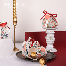 Springkle forest wedding Wedding special happy candy box Creative small steamed bun candy carton high-end personality